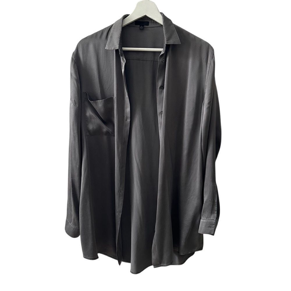ATM Grey Silk Shirt